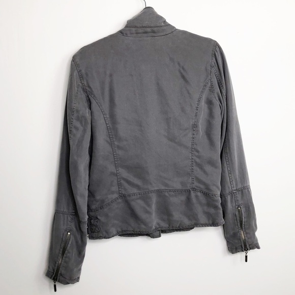 MAX jeans gray Moto jacket - Picture 2 of 10